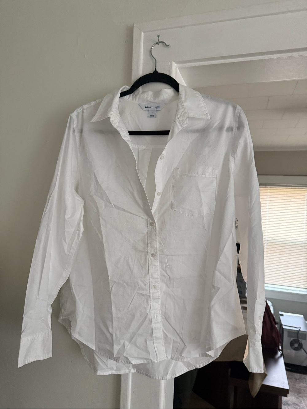 Old Navy White Classic Shirt